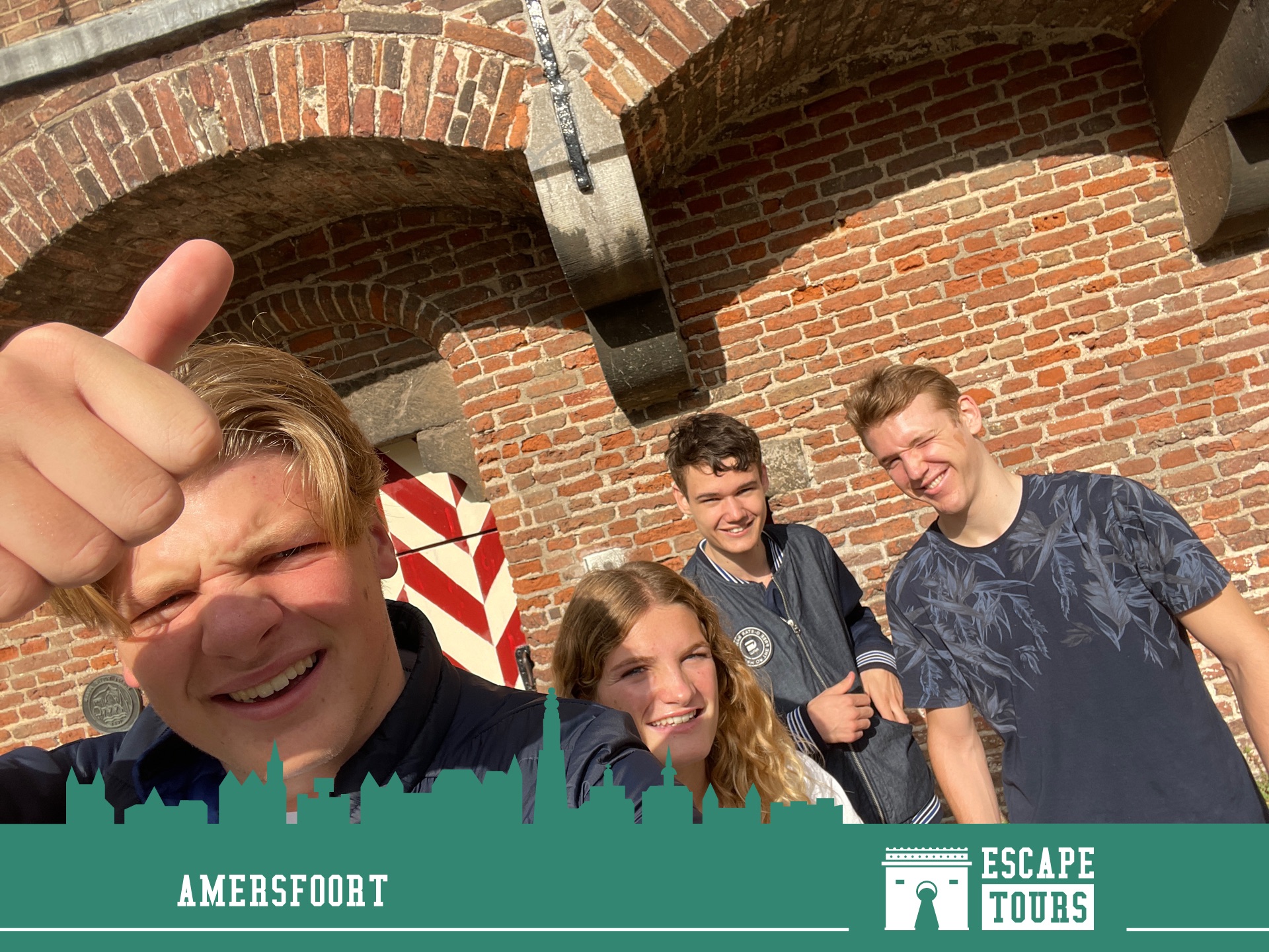 Teamfoto van team wessel