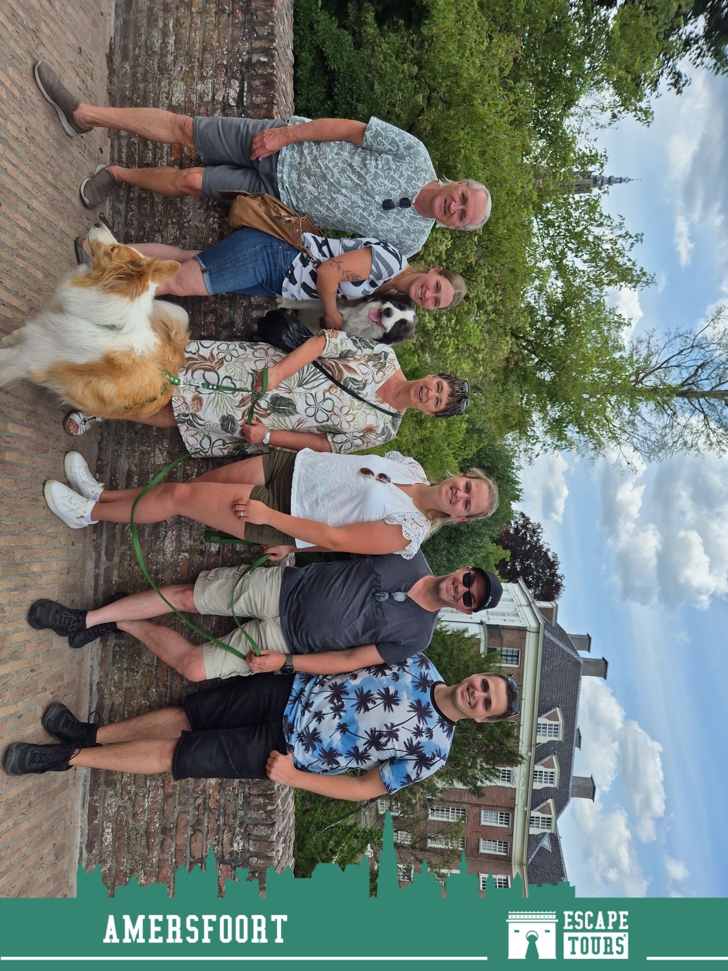 Teamfoto van de huisveldjes