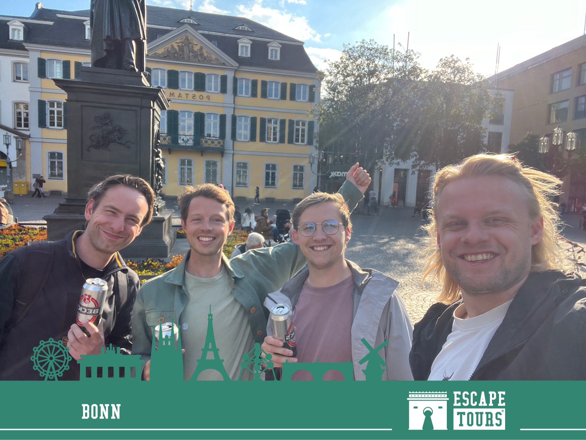 Teamfoto van Projektiel