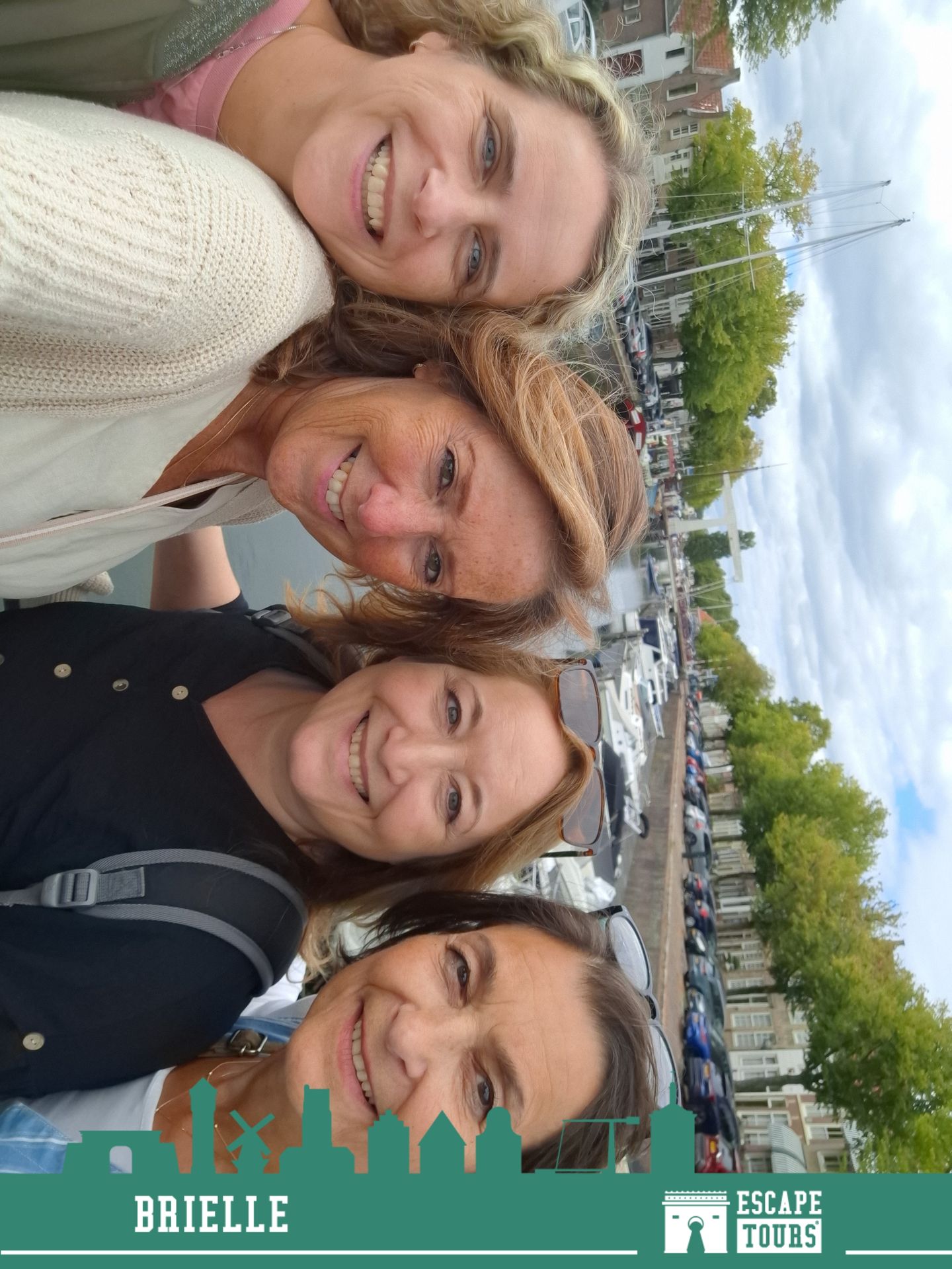 Teamfoto van 4 Mutsketiers