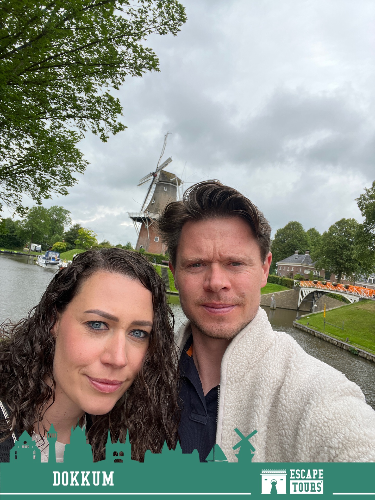 Teamfoto van Lisa en Don