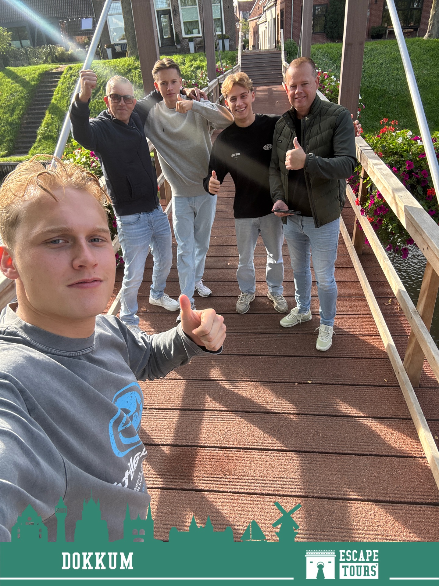 Teamfoto van FC DOKKUM