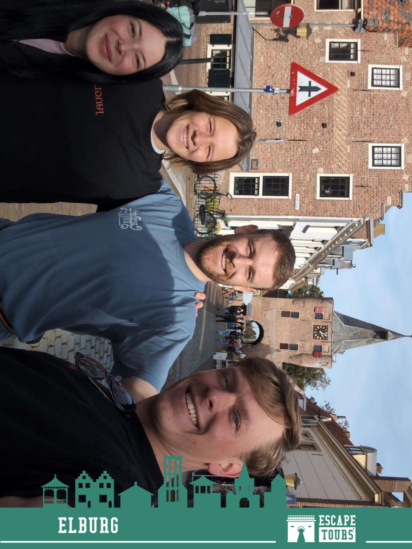 Teamfoto van Jeff's big balls