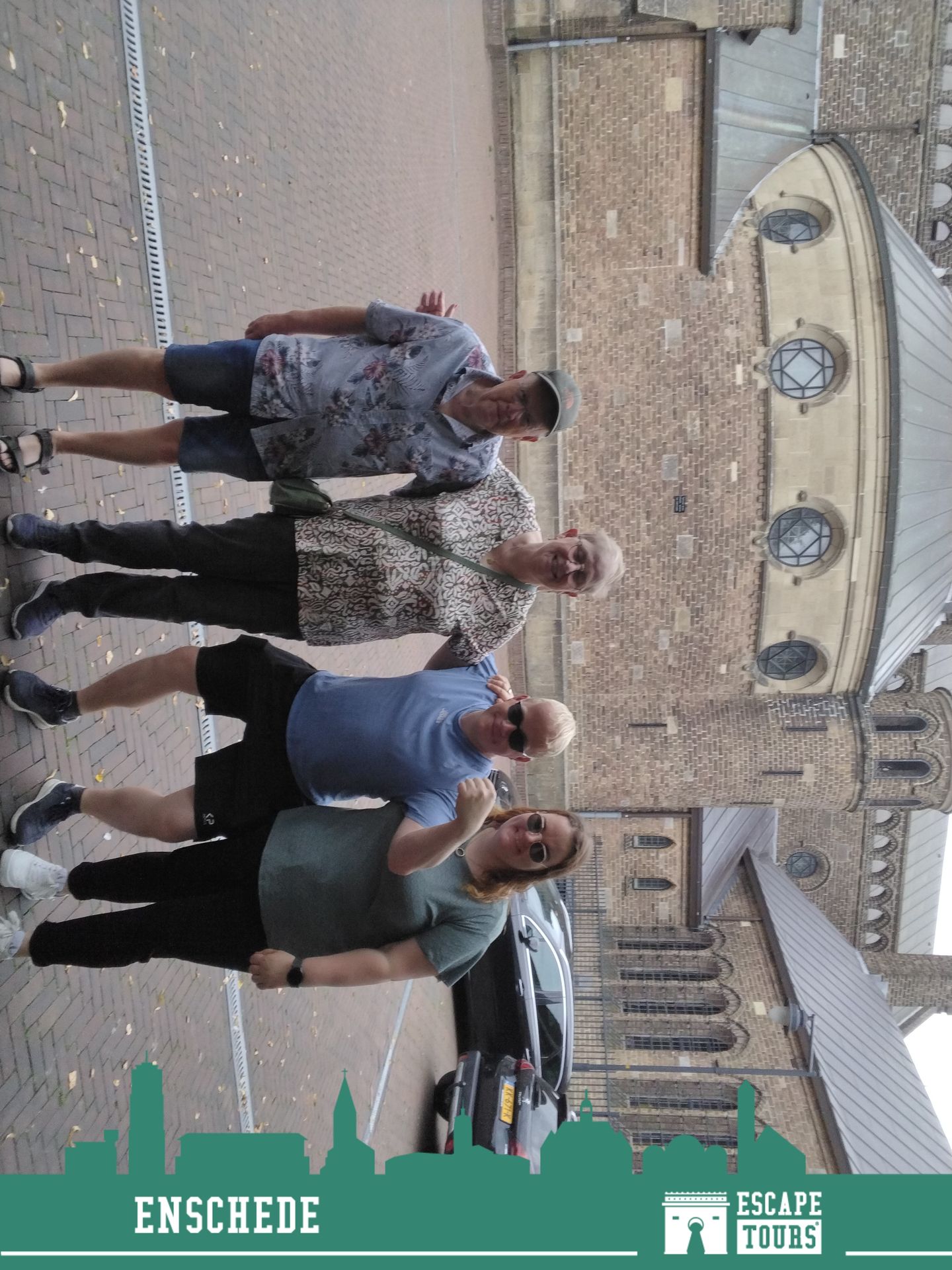 Teamfoto van keizer