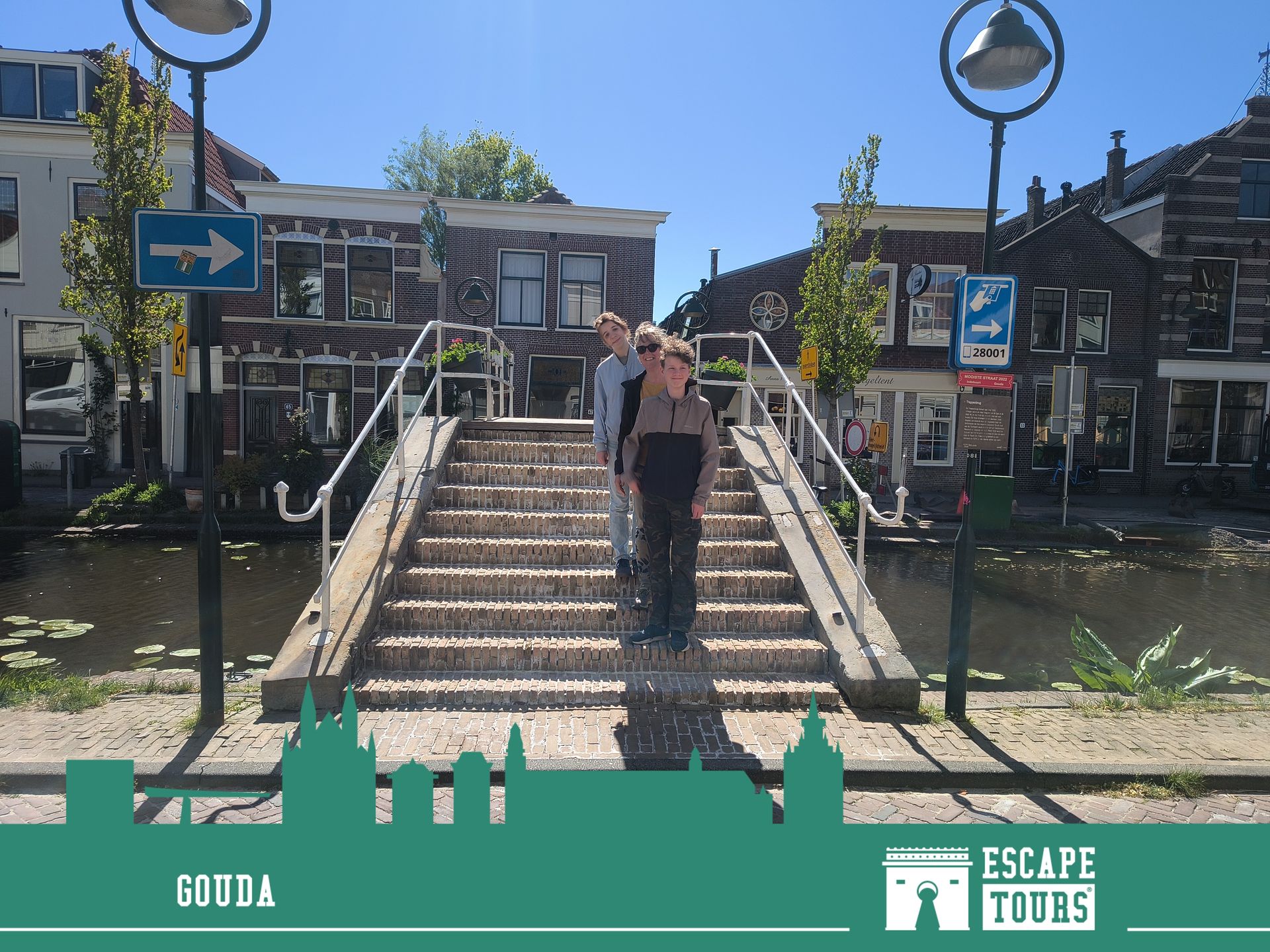 Teamfoto van kaas