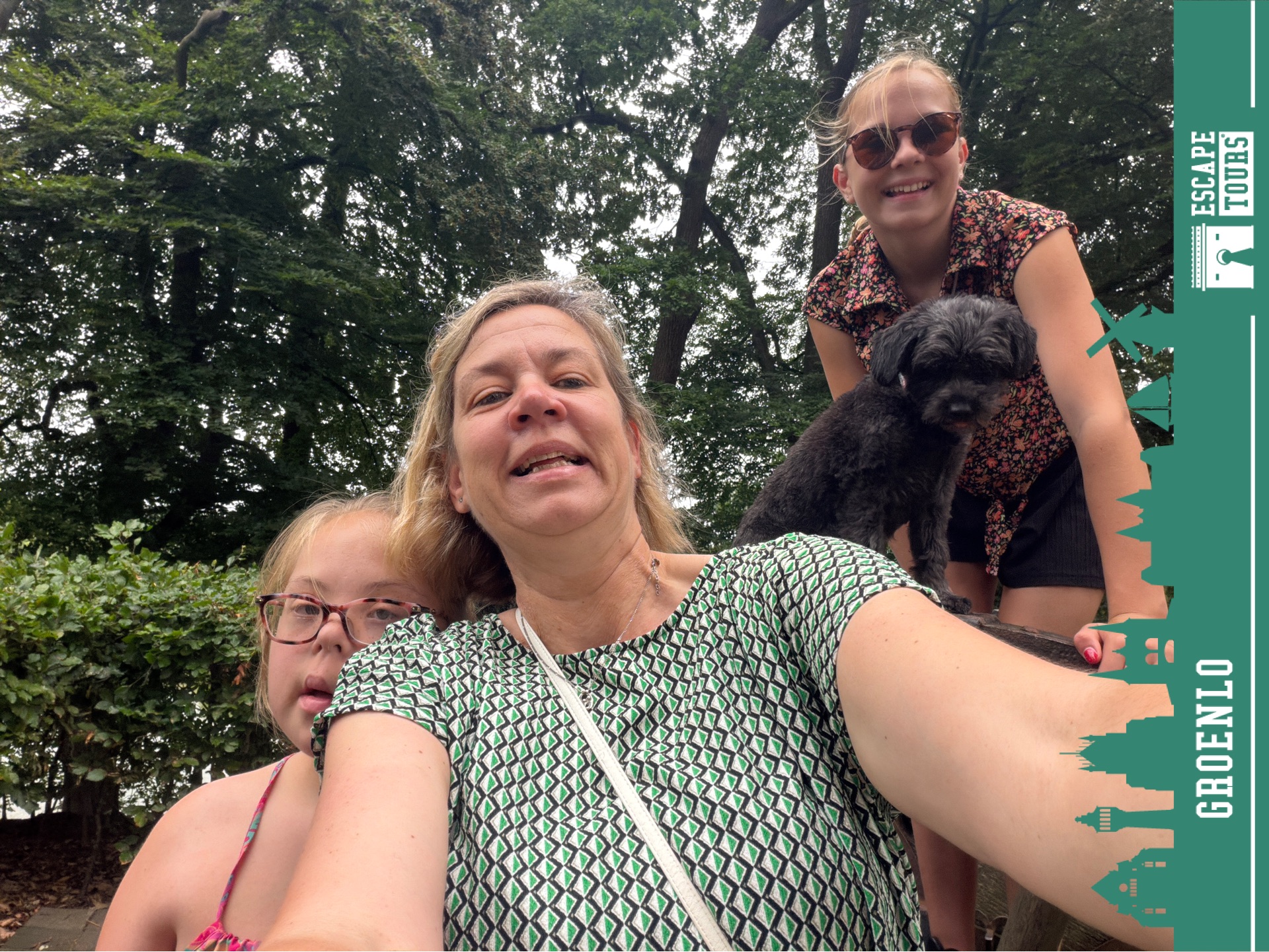 Teamfoto van De meisjes van Jansen