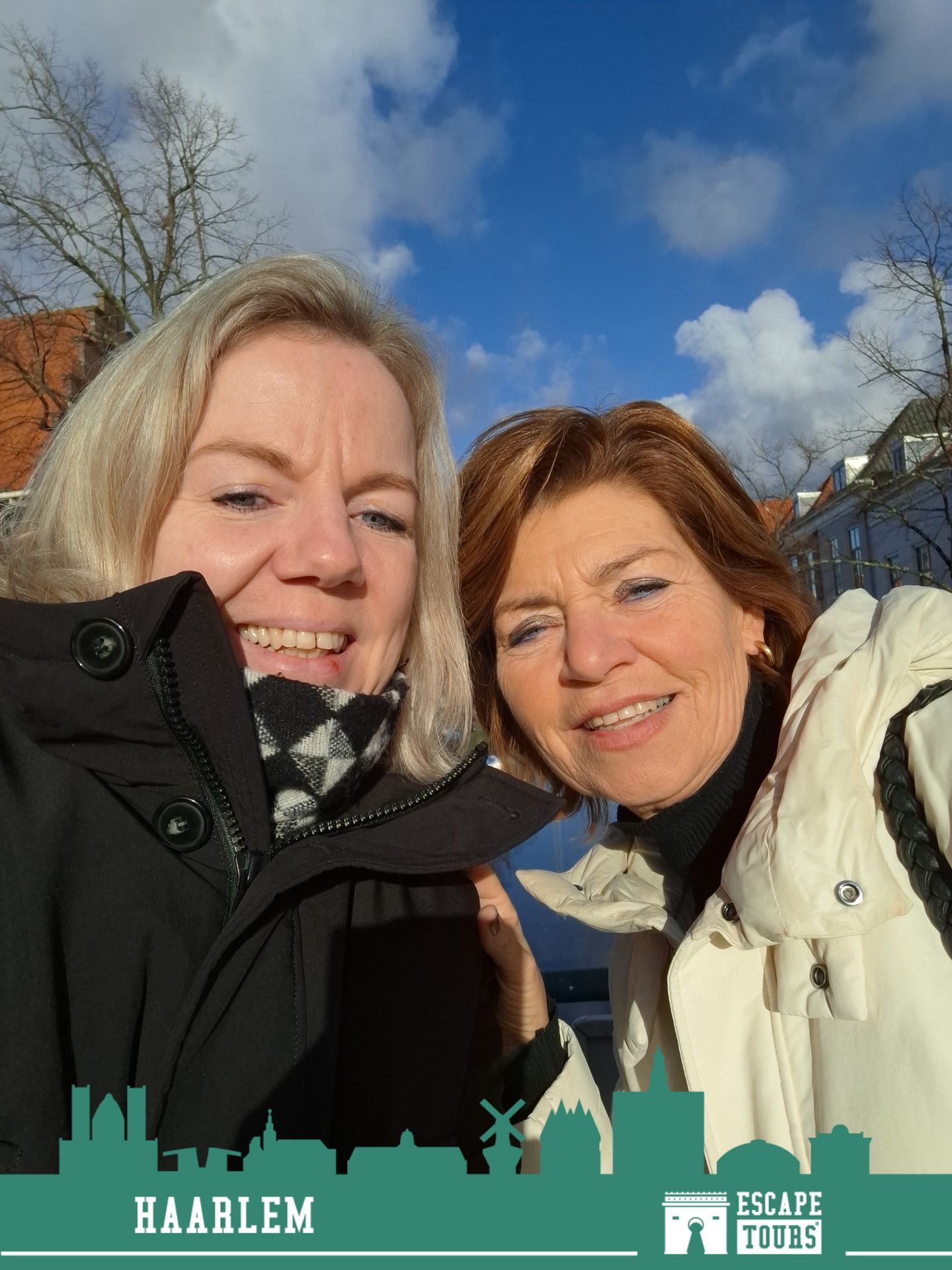 Teamfoto van zonnestraaltjes
