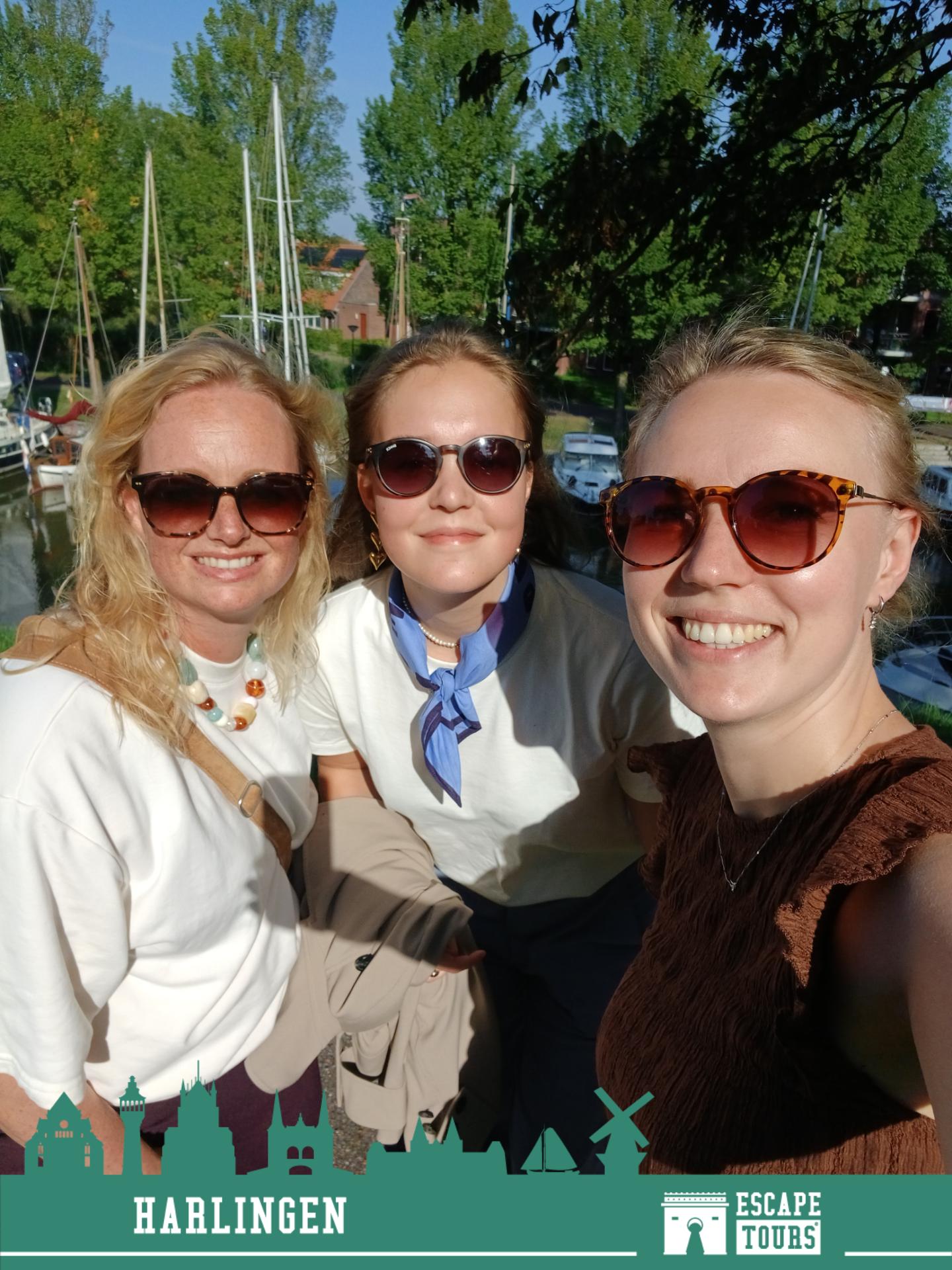 Teamfoto van de blondies