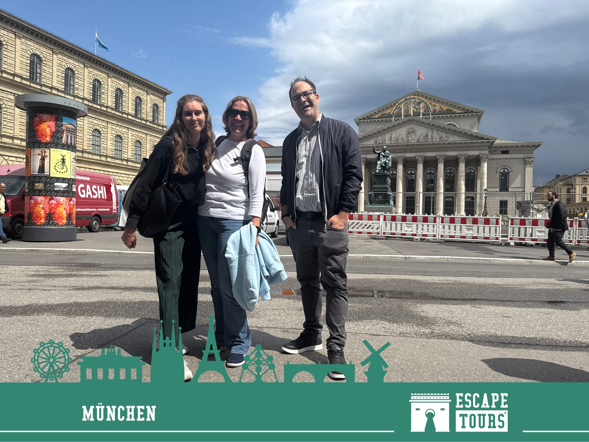 Mannschaftsfoto der Rüscherl Gang