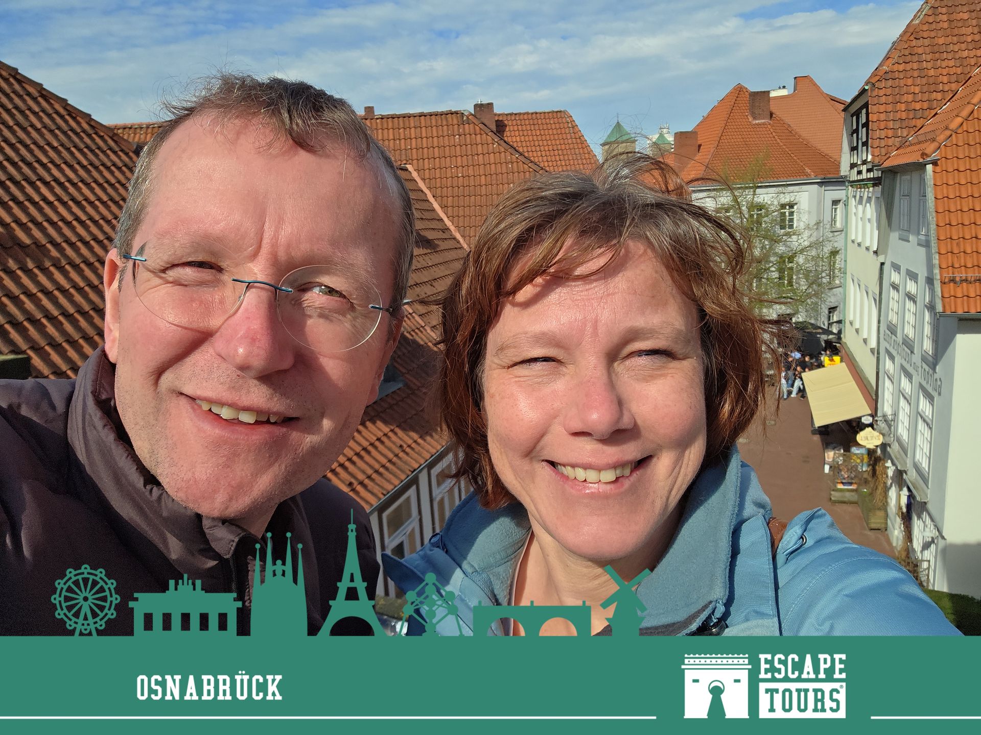 Mannschaftsfoto der Boomers in der Großstadt