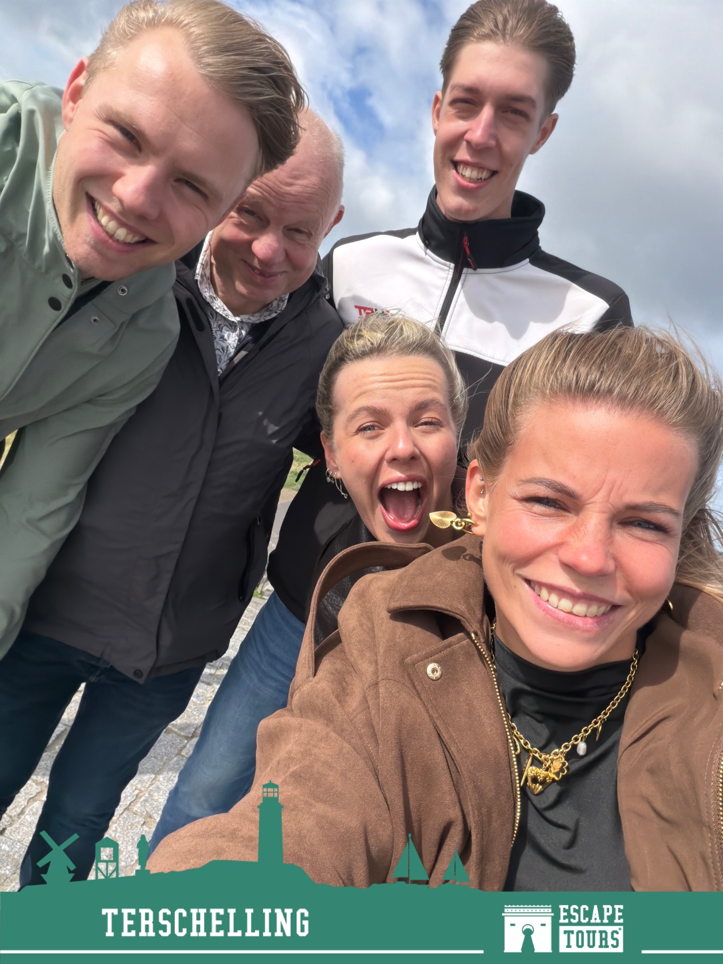 Teamfoto van Team 3!