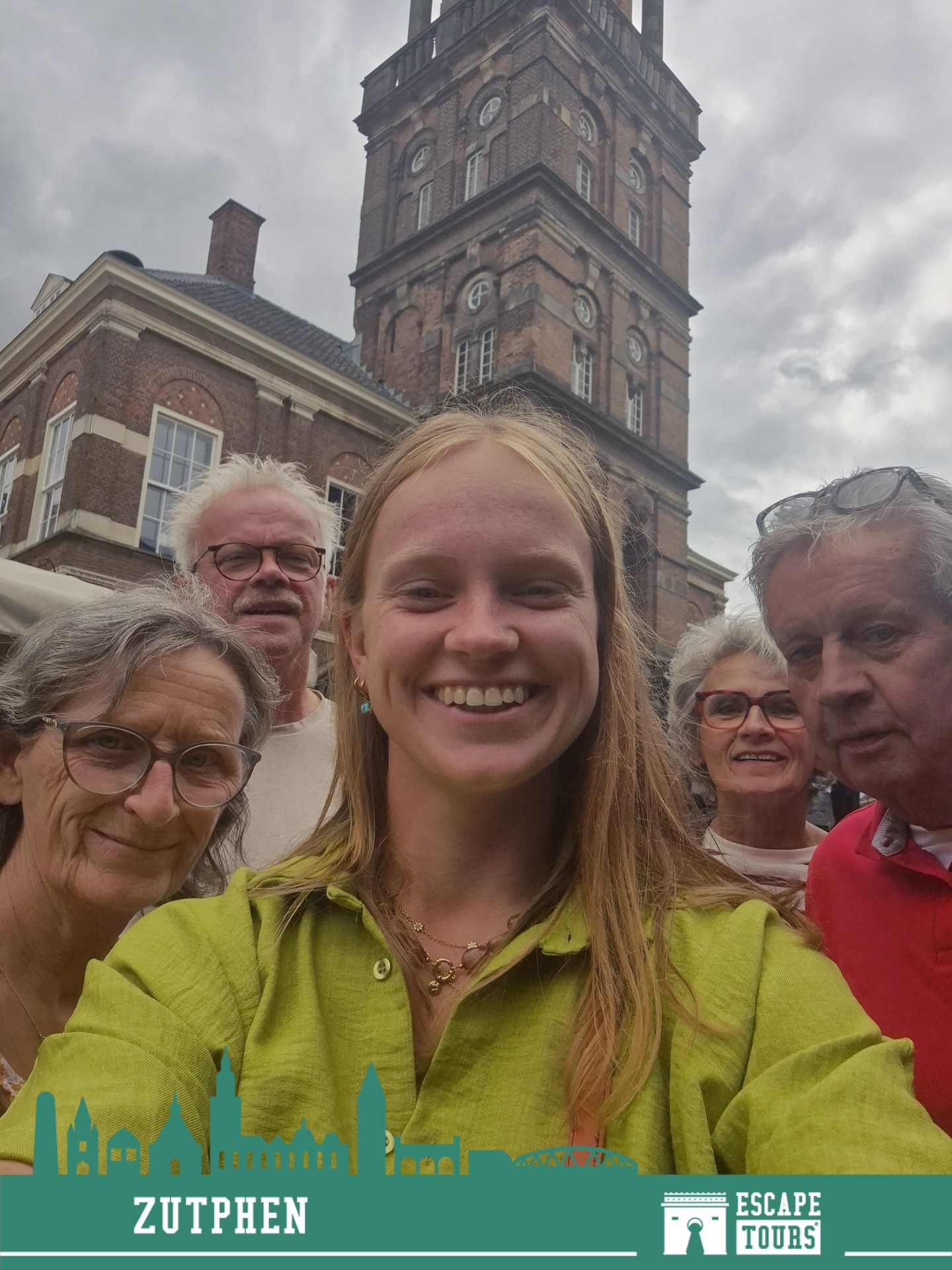 Teamfoto von „Skrievers“ unterwegs