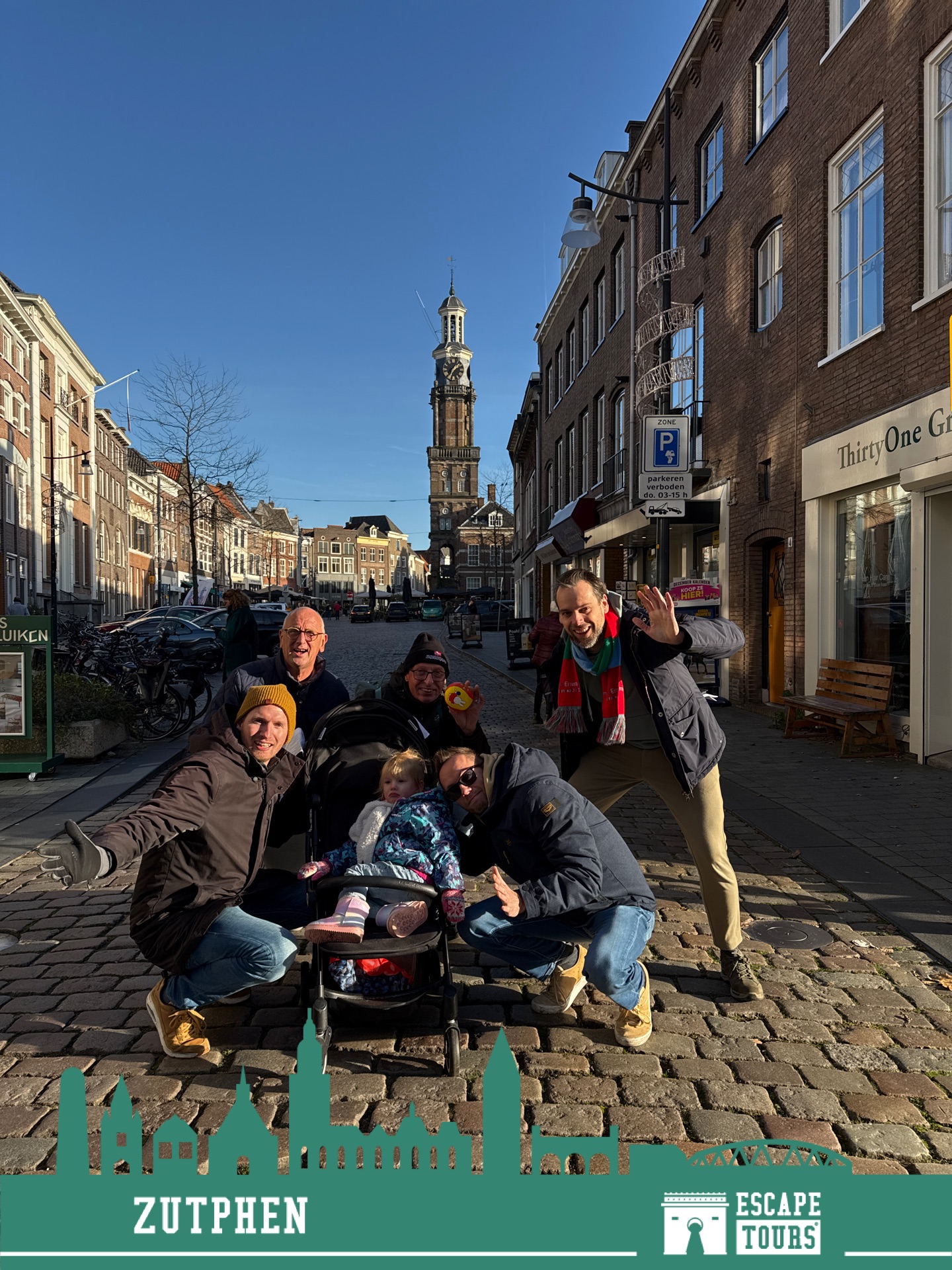 Teamfoto van De bonus mannen